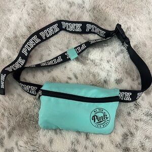 New PINK Victoria’s Secret Teal & Black Belt Bag/Fanny Pack